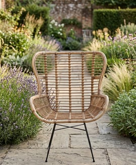Manado Natural Rattan Lounge Chair