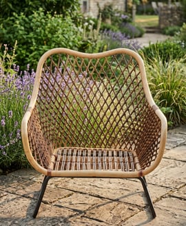 Manado Black Iron Frame Chair