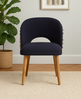 Cefena Black and White Moroccan Design Chair
