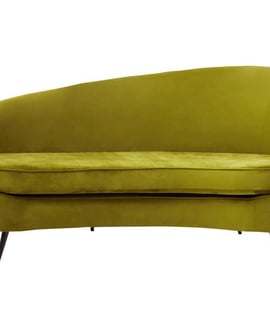 Hasina Three Seat Olive Velvet Sofa