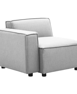 Toulouse Grey Fabric Left Arm Modular Sofa