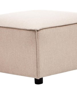 Toulouse Natural Fabric Modular Ottoman