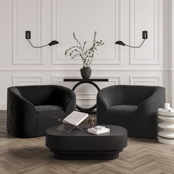 Kuma Black Coffee Table