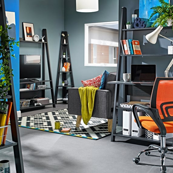 Tiva Ladder Desk Black 1 Pack