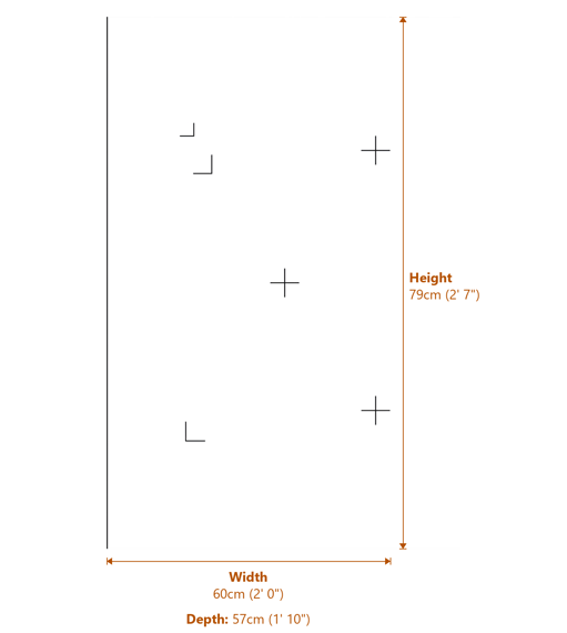 Opus Chair Dimensions Diagram