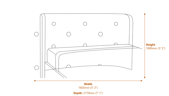 Pierre King Bed Dimensions Diagram