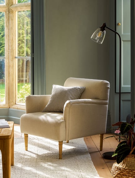 Aldwyn Armchair Natural angle