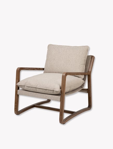Barnwood Armchair Natural angle b