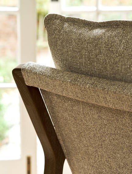 Barnwood Armchair Natural framed view