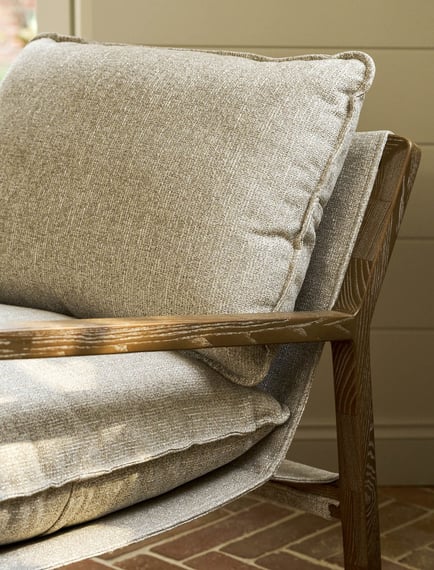 Barnwood Armchair Natural side