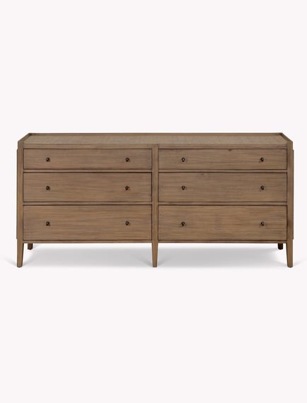 Chesterton Double Chest of Drawers Natural front