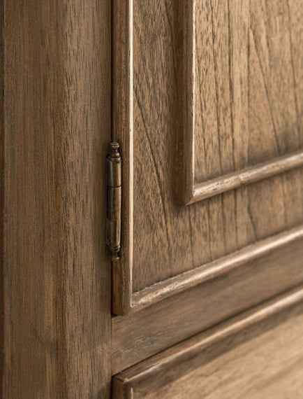 Chesterton Double Wardrobe Natural back
