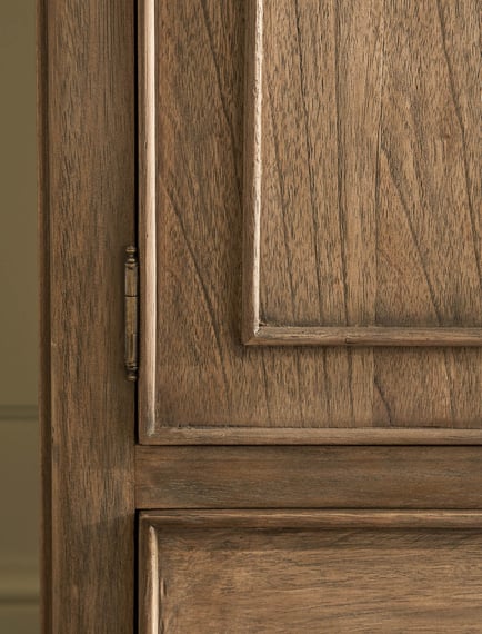 Chesterton Double Wardrobe Natural three quarter