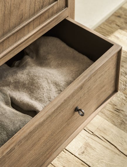 Chesterton Double Wardrobe Natural wide