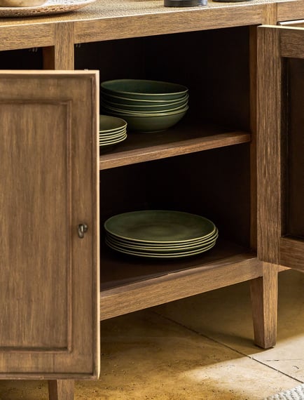 Chesterton Sideboard Natural shelf detail