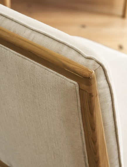 Farmoor Occasional Chair Natural profile