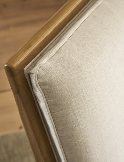 Farmoor Occasional Chair Natural three quarter