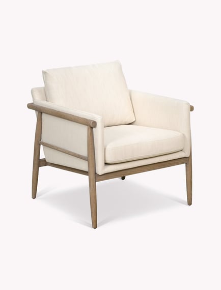 Kennington Armchair Natural in room