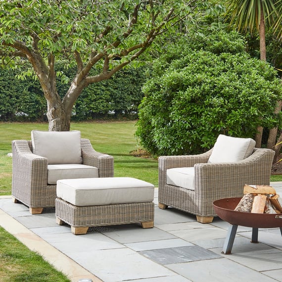 capri collection outdoor foot stool 3