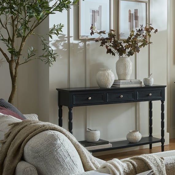 contour collection 3 drawer console 2