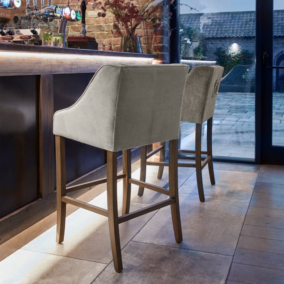 epsom grey bar stool 2