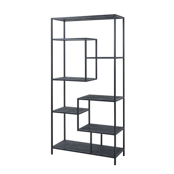 large black multi shelf unit 2
