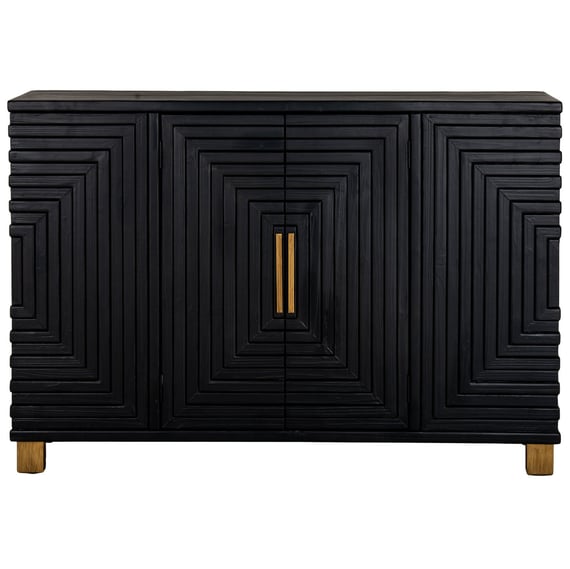 lennox black 2 door sideboard 4