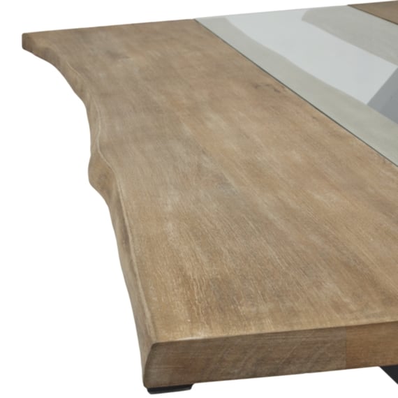 live edge collection light acacia river dining table 5