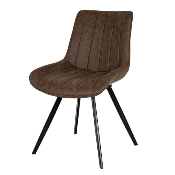 malmo coffee swivel dining chair 2