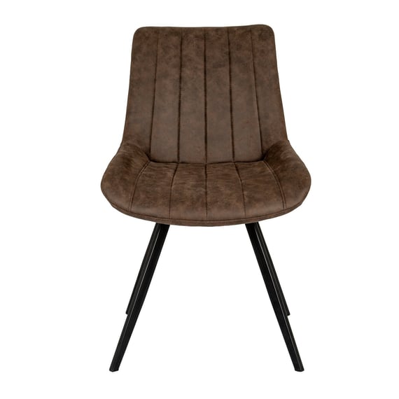 malmo coffee swivel dining chair 3