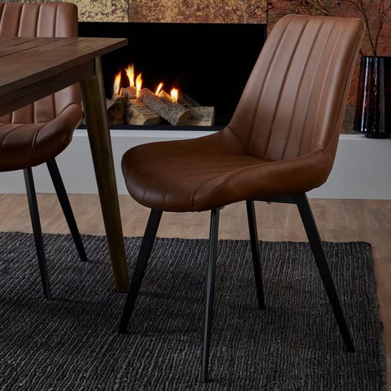 malmo tan dining chair 4