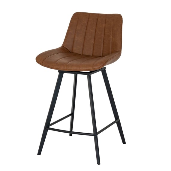 malmo tan swivel bar stool 2