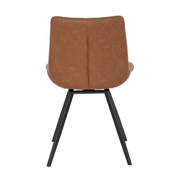 malmo tan swivel dining chair 4