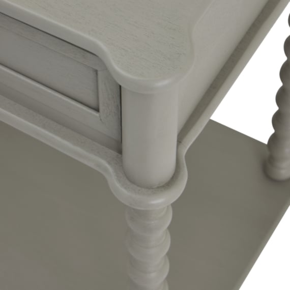 the camden collection large two drawer console table 4