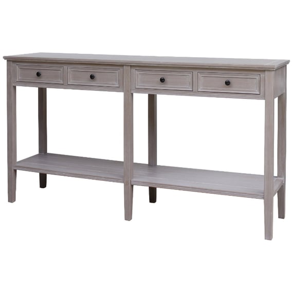 the serene collection four drawer console table 2