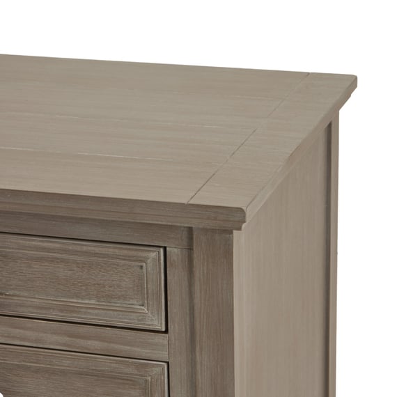 the serene collection three drawer bedside table 4