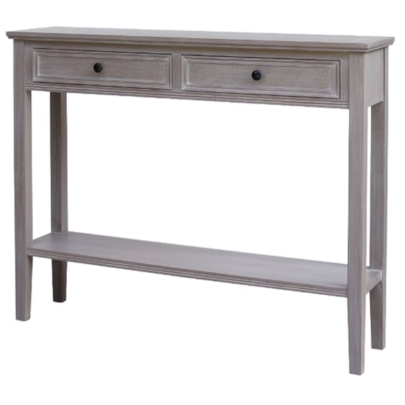 the serene collection two drawer console table 3