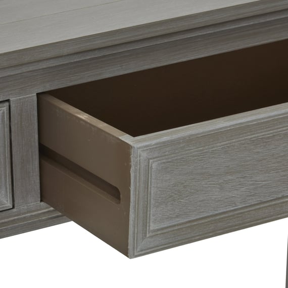 the serene collection two drawer console table 4