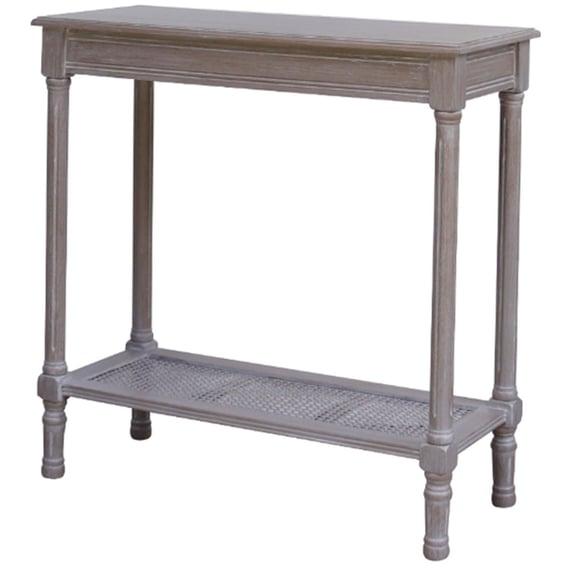the serene rattan collection console table 2