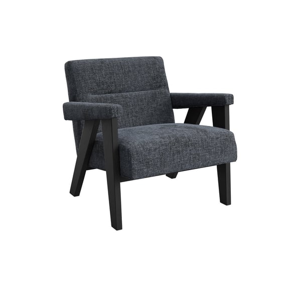 abel coal fabric armchair angle