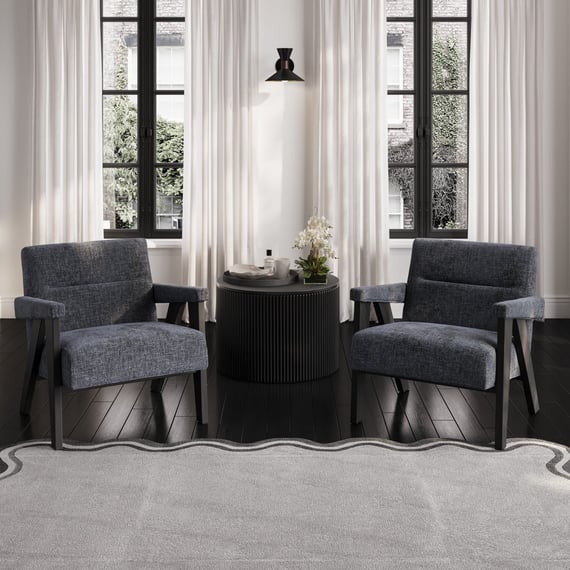 Abel Coal Black Chair