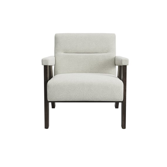 abel milk fabric armchair front
