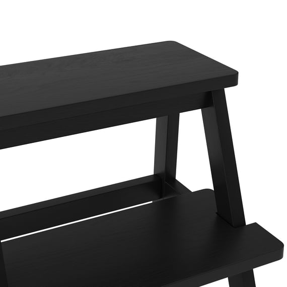 addie black step stool close up