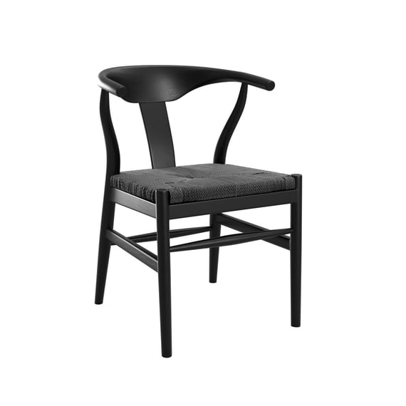 aries black dining chair angle