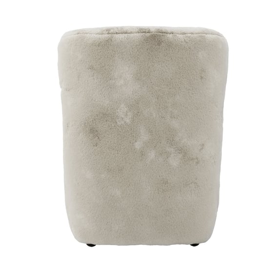 bear wolf faux fur armchair back