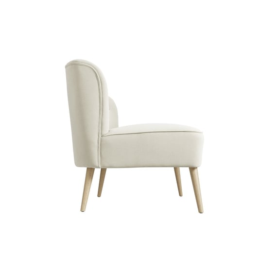 beau sand 2 seater sofa side