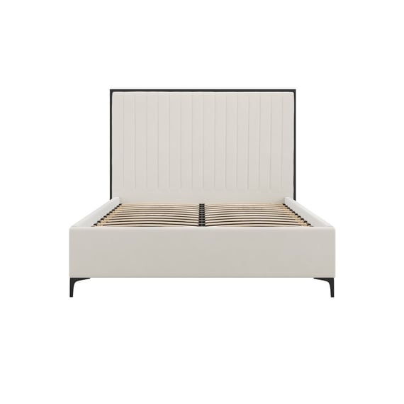 berkeley cream double bed front