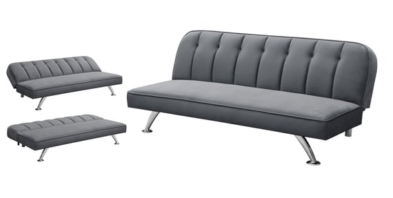 brighton grey sofa bed positions multi view