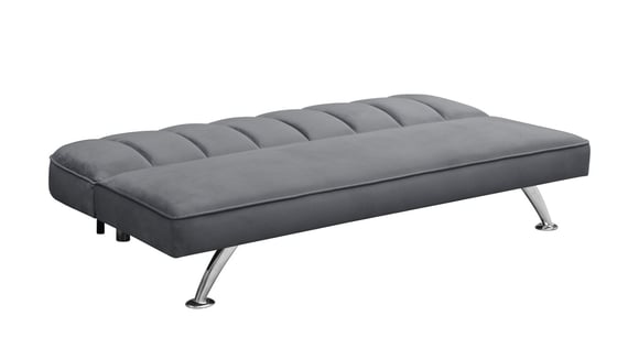 brighton grey sofa bed folded flat guest bed