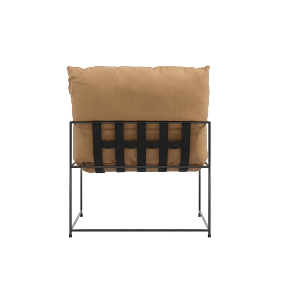 brook tobacco accent chair back